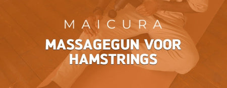 Massage gun voor hamstrings
